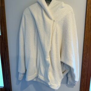 GAP Cream Teddy Jacket with Hood